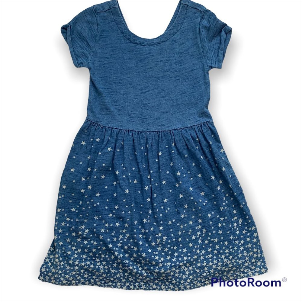GAP Kids Blue Stars Dress Girls Size 10 / Large